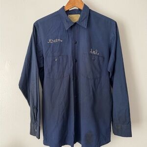 Vintage 60s Men’s Workshort with Chainstitch Embroidery